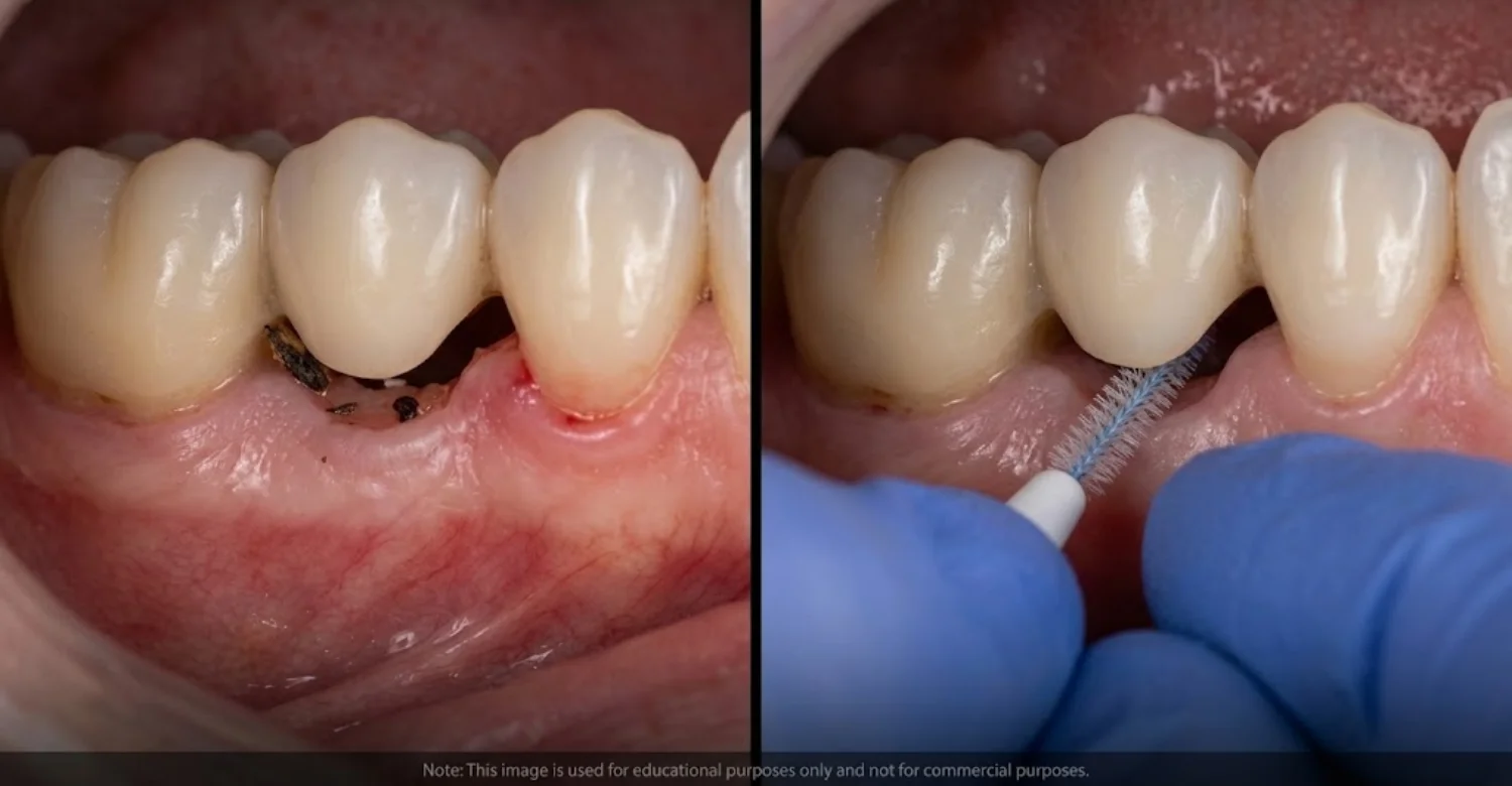 Food Get Stuck Under a Dental Bridge 2